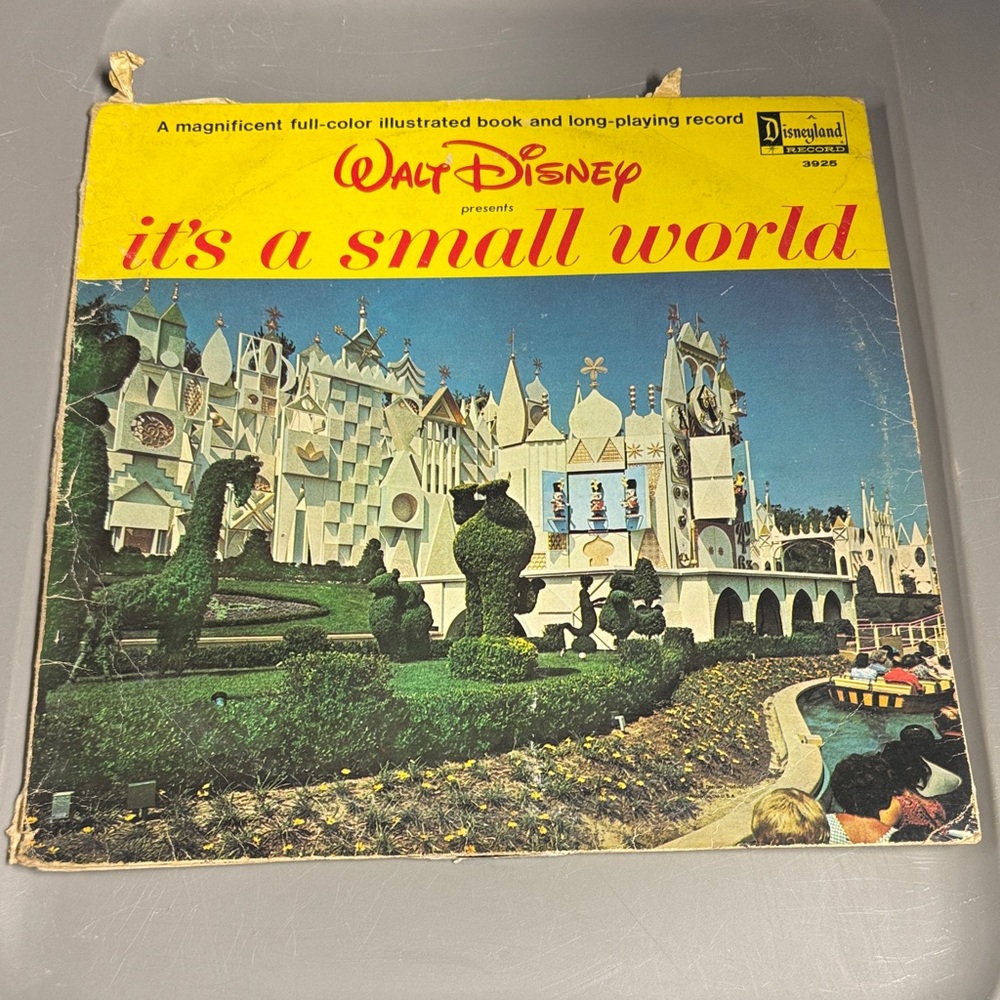 Walt Disney 'It's a Small World' Illustrated Book and Record Collectible